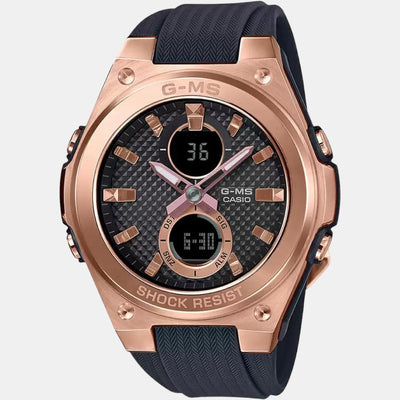 Baby-G Women Quartz Black Dial Analog-Digital Resin Watch B213