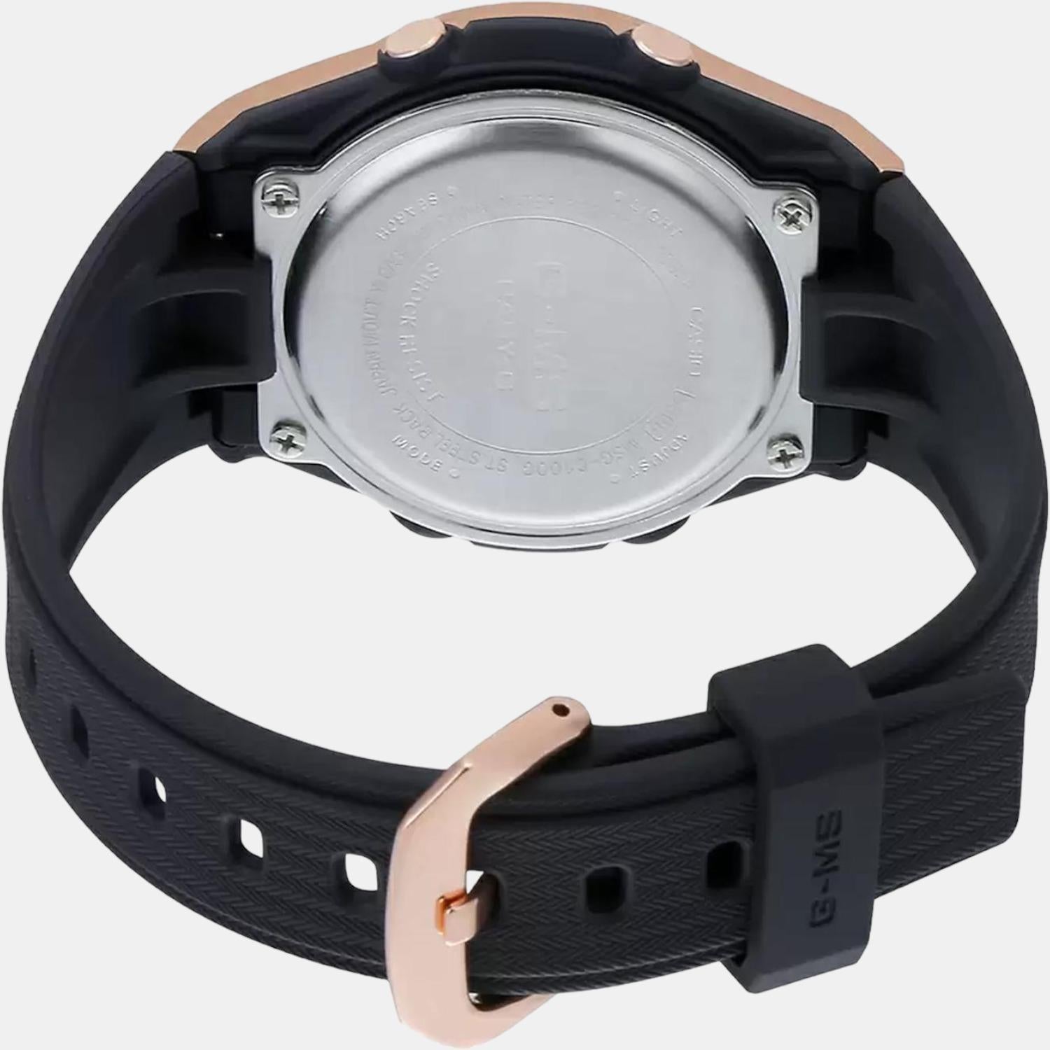 Baby-G Women Quartz Black Dial Analog-Digital Resin Watch B213