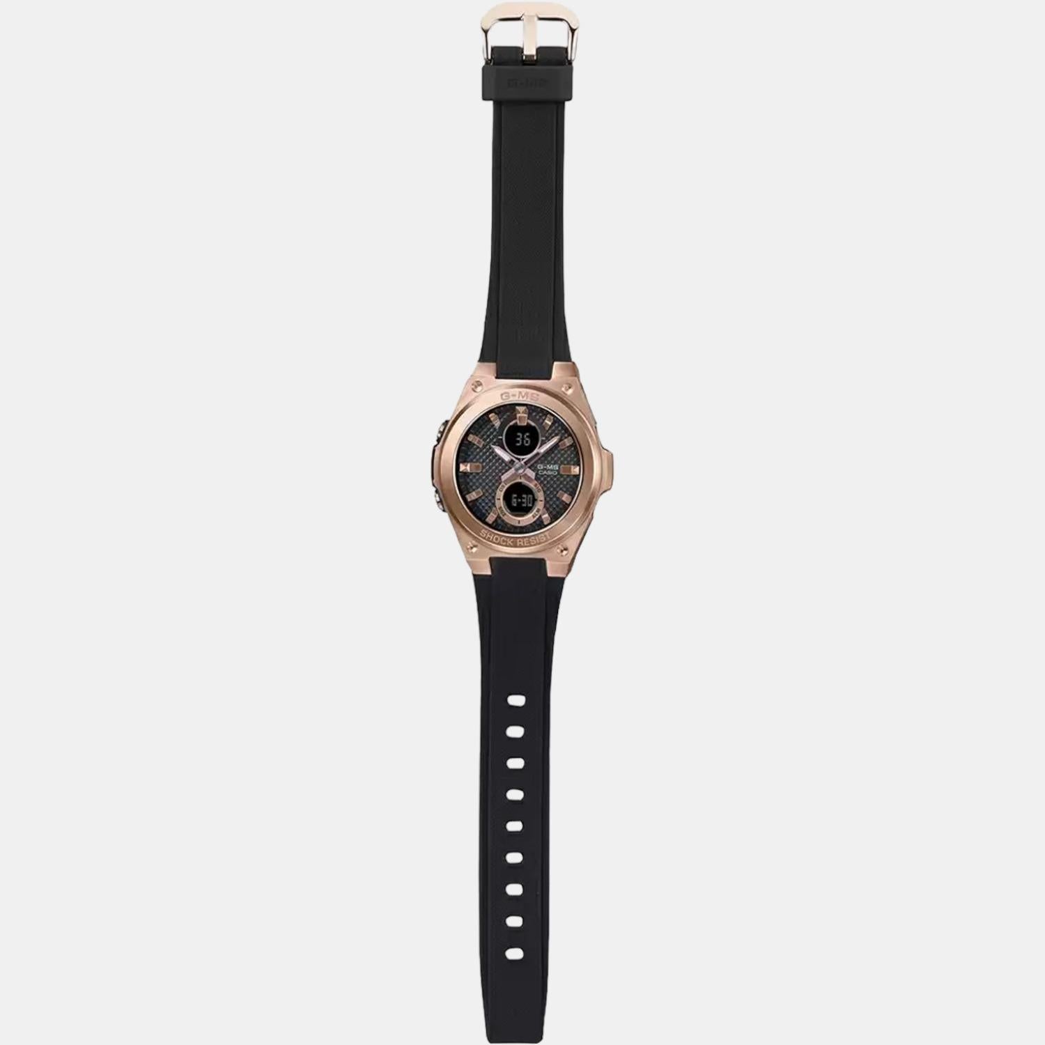 Baby-G Women Quartz Black Dial Analog-Digital Resin Watch B213