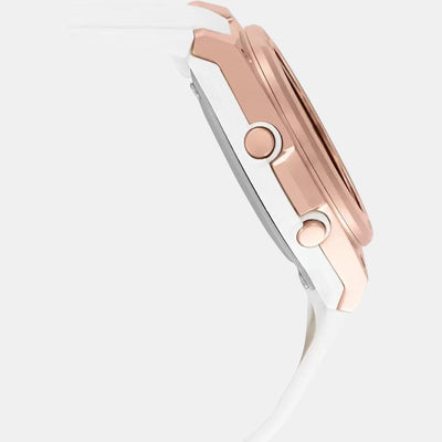 Baby-G Women Quartz Rose Gold Dial Analog-Digital Resin Watch B214
