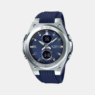Baby-G Women Quartz Blue Dial Analog-Digital Resin Watch B215
