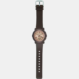 Baby-G Women Quartz Black Dial Analog-Digital Resin Watch B219