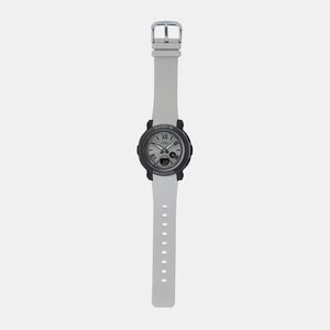 Baby-G Women Quartz Silver Dial Analog-Digital Resin Watch B220