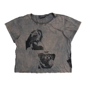 FERAL BRUTALITY T-SHIRT (FADED GREY)