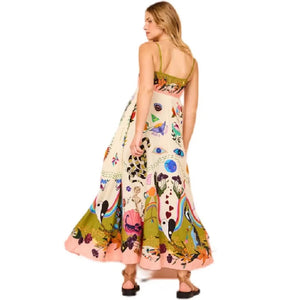 Louinna Summer Printed Maxi Dress