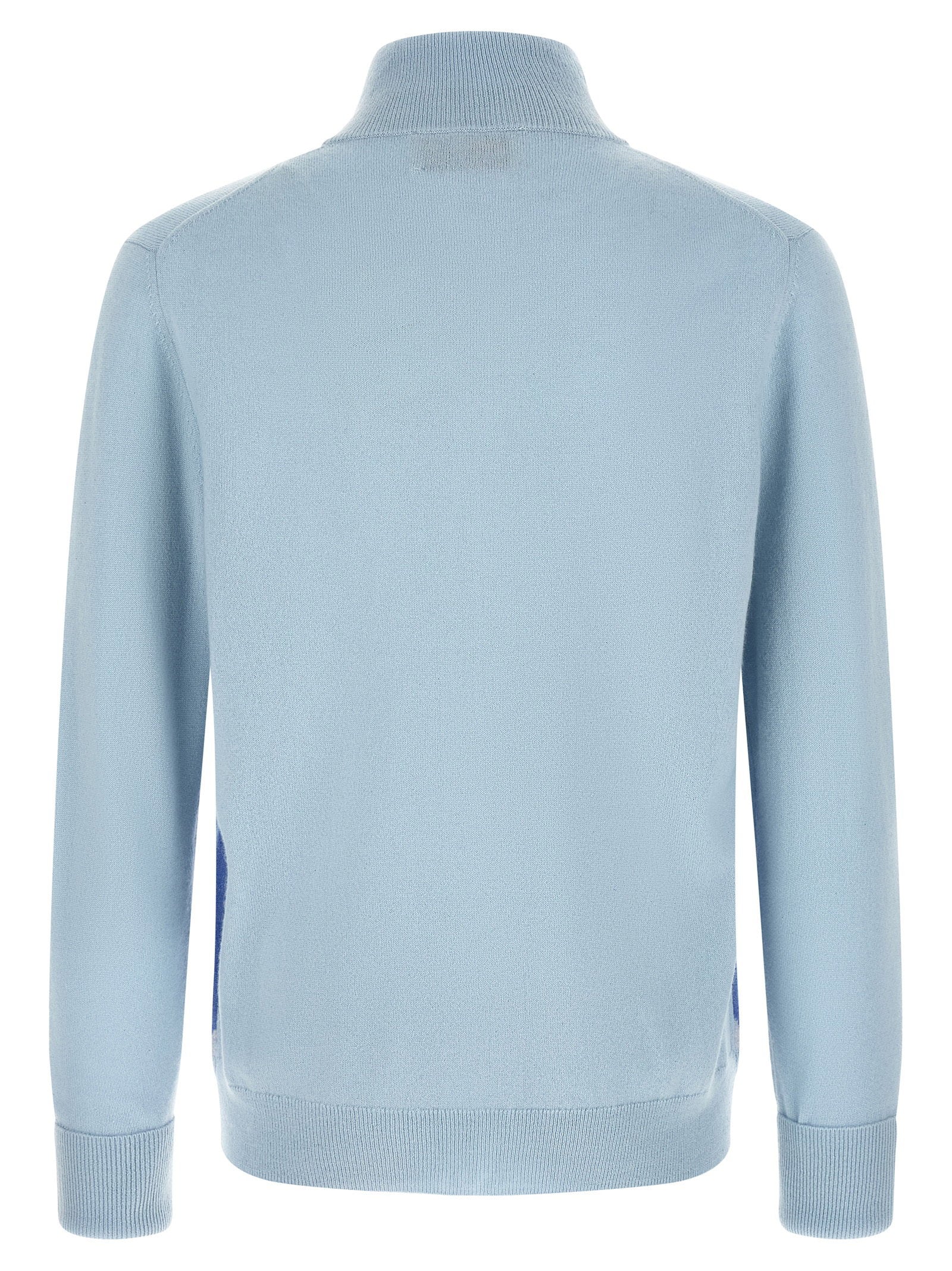 Ballantyne Classic Diamond Intarsia Zip Cardigan