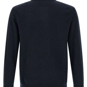 Ballantyne Classic Diamond Intarsia Zip Cardigan