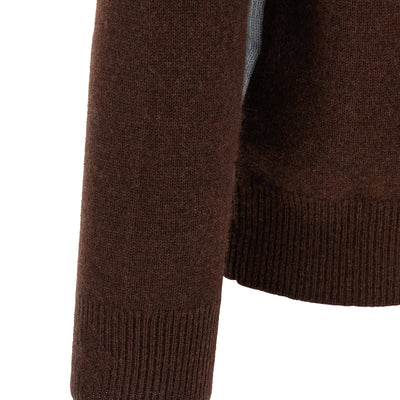 Ballantyne Classic Diamond Diamond Intarsia Cardigan