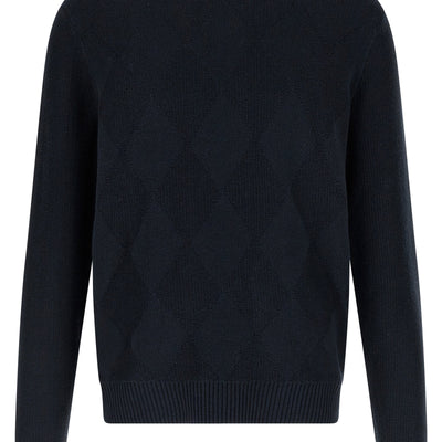 Ballantyne Diamond Intarsia Sweater