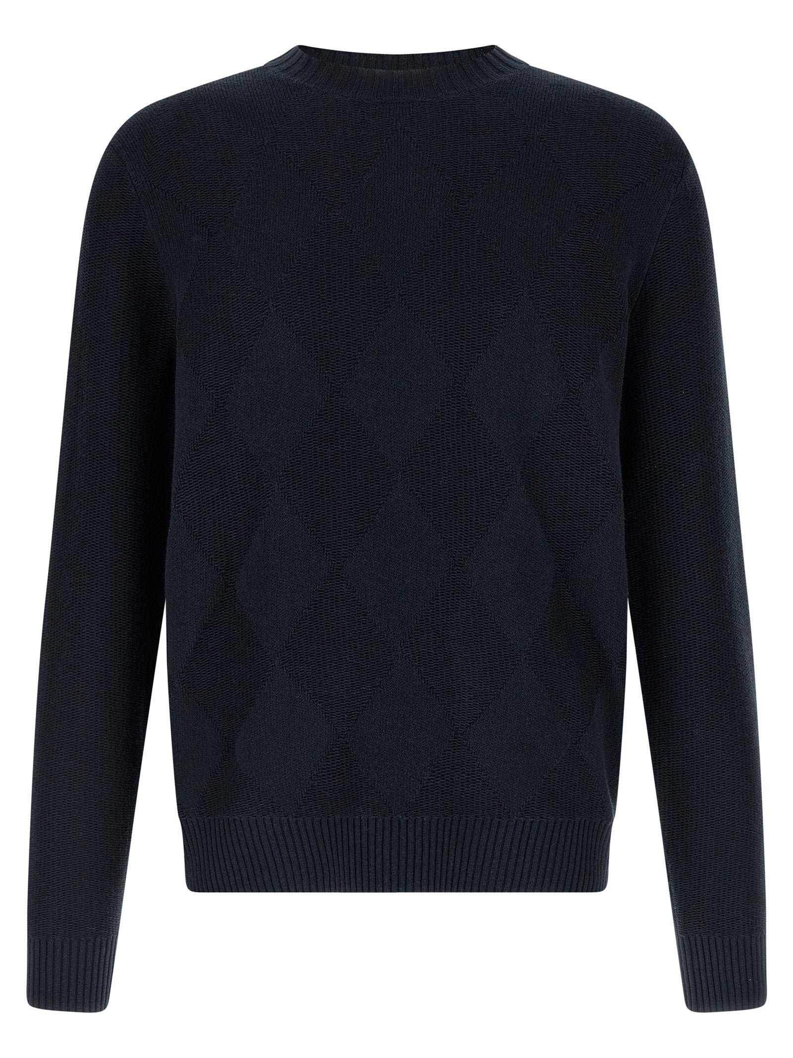 Ballantyne Diamond Intarsia Sweater