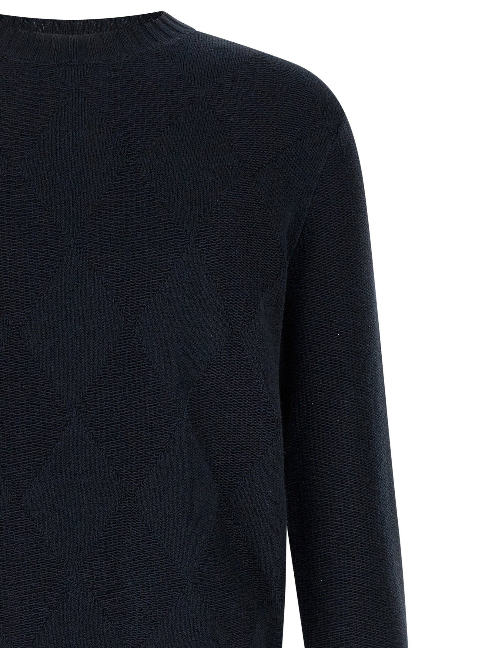 Ballantyne Diamond Intarsia Sweater