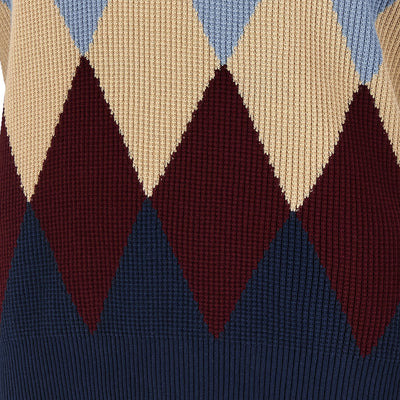 Ballantyne Argyle Pattern Sweater