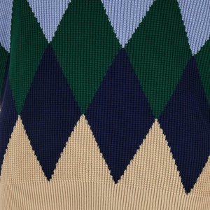 Ballantyne Argyle Pattern Sweater