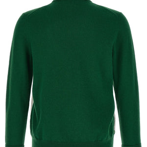 Ballantyne Classic Diamond Intarsia Turtleneck Sweater