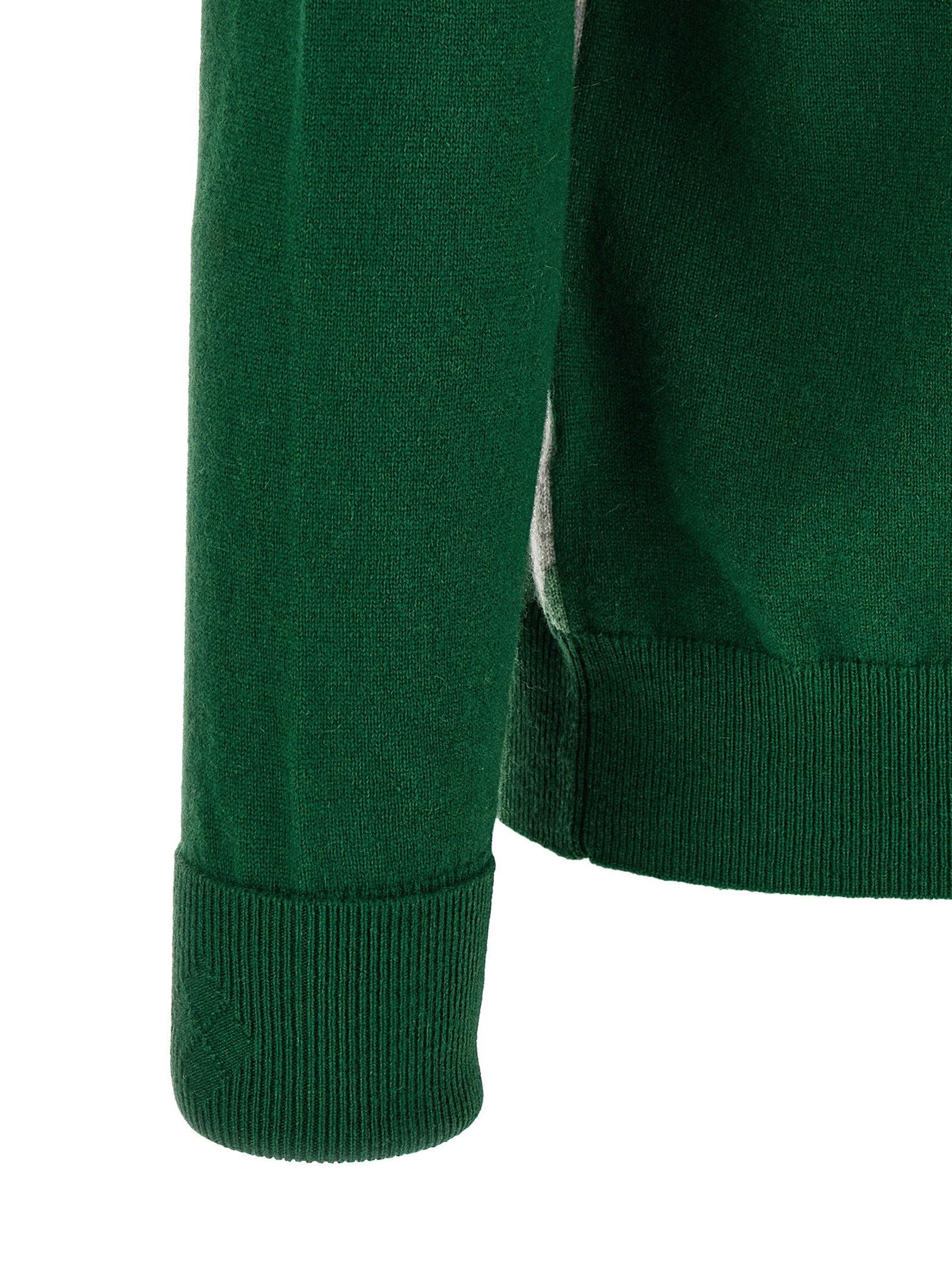Ballantyne Classic Diamond Intarsia Turtleneck Sweater