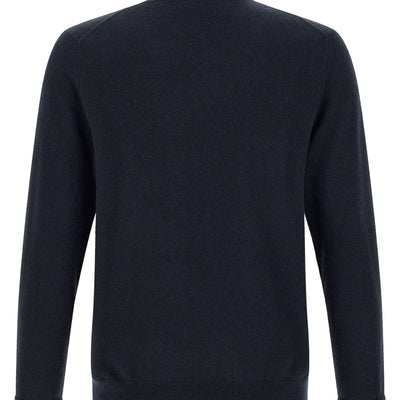 Ballantyne Classic Diamond Intarsia Turtleneck Sweater