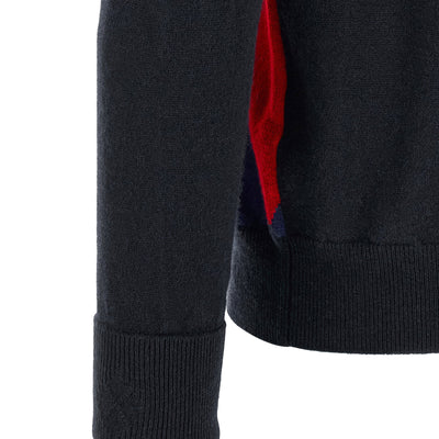 Ballantyne Classic Diamond Intarsia Turtleneck Sweater