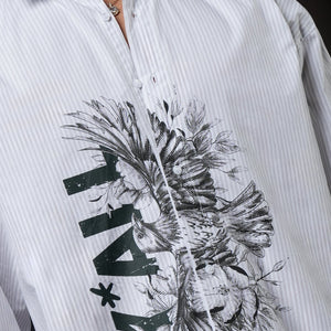 Overlay - Grey Pinstripes
