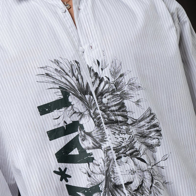 Overlay - Grey Pinstripes