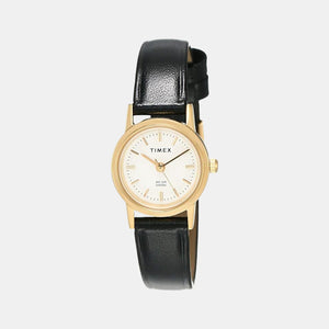Classics Women Quartz White Dial Analog Leather Watch B300