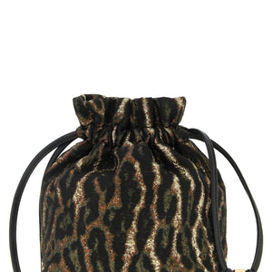Ganni Metallic Bou Bucket Pouch