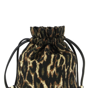 Ganni Metallic Bou Bucket Pouch