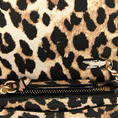 Ganni Leopard Print Card Holder
