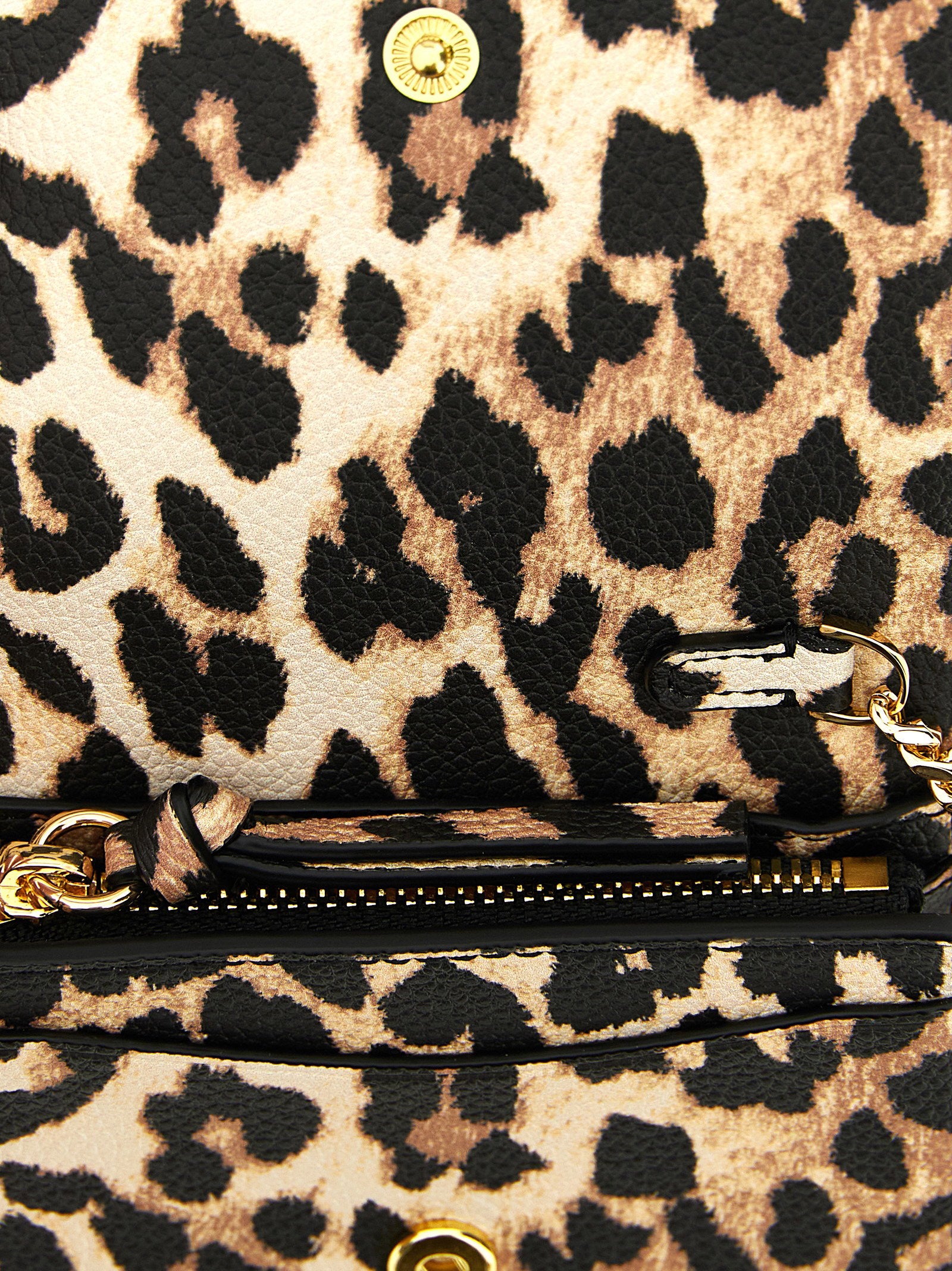 Ganni Leopard Print Card Holder