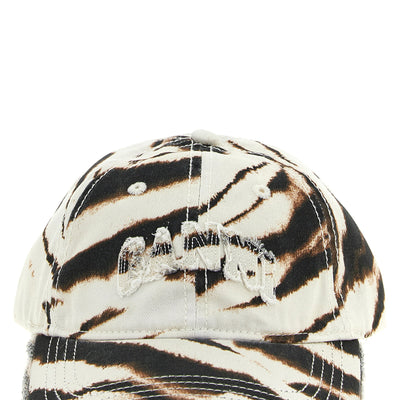 Ganni Animal Print Cap