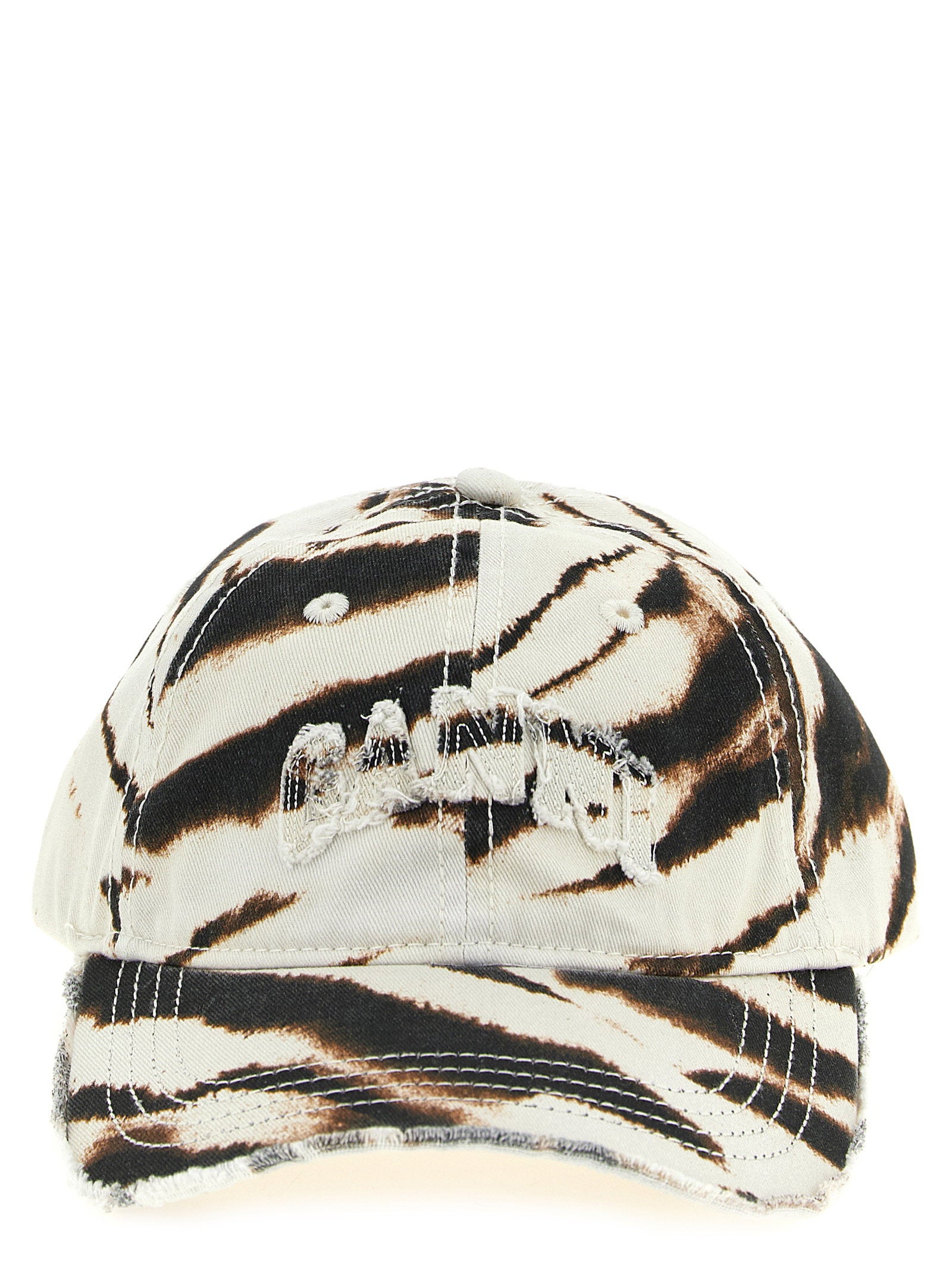 Ganni Animal Print Cap