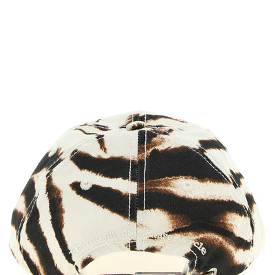 Ganni Animal Print Cap