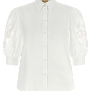 Valentino Garavani Macramé Insert Shirt
