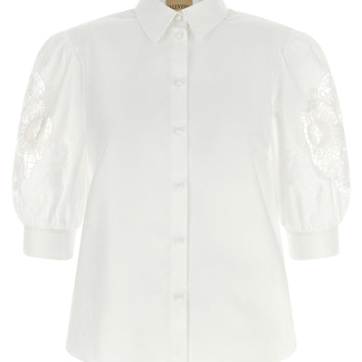 Valentino Garavani Macramé Insert Shirt