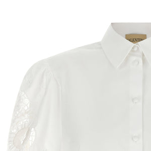 Valentino Garavani Macramé Insert Shirt