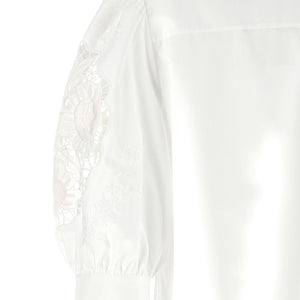Valentino Garavani Macramé Insert Shirt