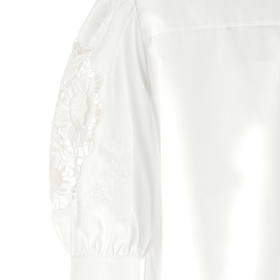 Valentino Garavani Macramé Insert Shirt
