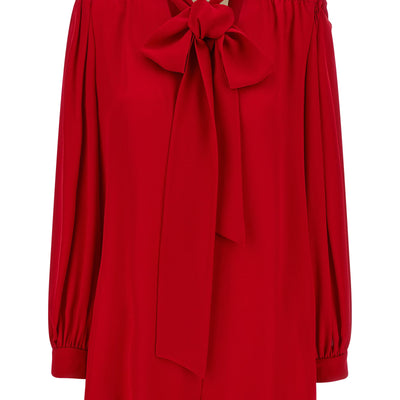 Valentino Garavani Silk Shirt With Bow