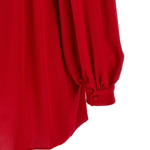 Valentino Garavani Silk Shirt With Bow