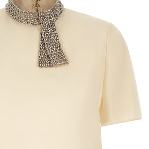 Valentino Garavani Jewel Collar Top