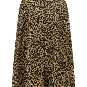 Valentino Garavani Cape In Animalier Cloth