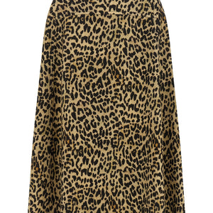 Valentino Garavani Cape In Animalier Cloth