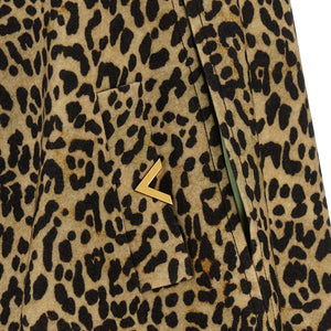 Valentino Garavani Cape In Animalier Cloth