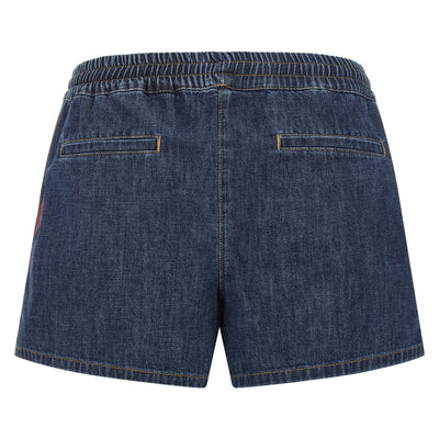 Valentino Garavani Chambray Denim Shorts