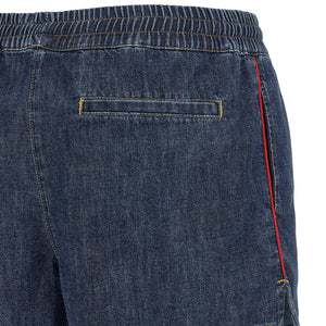 Valentino Garavani Chambray Denim Shorts