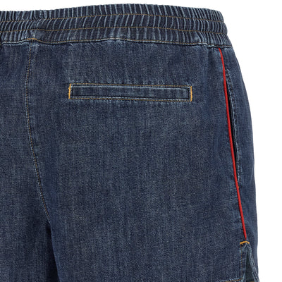 Valentino Garavani Chambray Denim Shorts