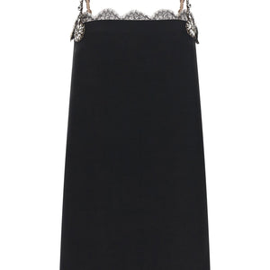 Valentino Garavani Crystal Embroidery Dress