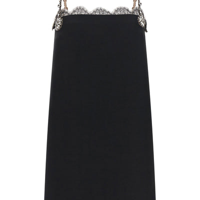 Valentino Garavani Crystal Embroidery Dress