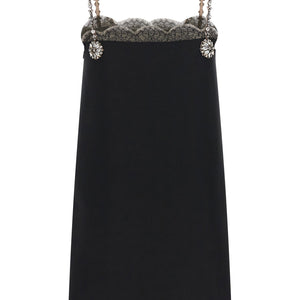 Valentino Garavani Crystal Embroidery Dress
