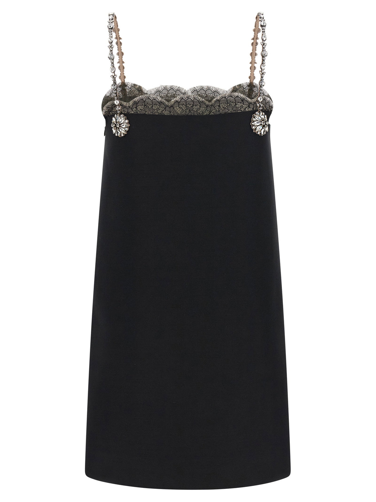 Valentino Garavani Crystal Embroidery Dress