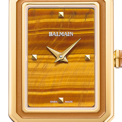 Balmain Eirini Natural Stones Tiger's Eye Dial Women 33mm